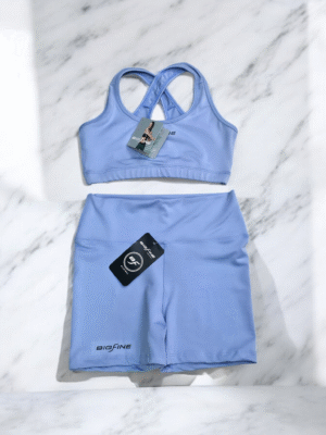 Conjunto 7 de top y short luz lavanda