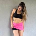 Short pollera basic 3016'21 rosa