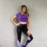 Calza combinada 7005'1 lila fuerte
