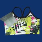 Top basic 1101'2 verde c/fucsia