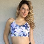 Top basic 1101'2 azul c/lila