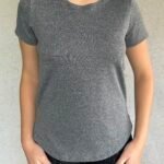 Remera Basic microperforada 9055'3 gris melangh