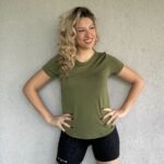 Remera Basic microperforada 9055'3 militar