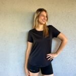 Remera Basic microfibra 9055'21 negro