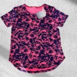 Remera Basic microperforada 9055'32  fucsia