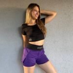 Short con calcita 1554'3 violeta