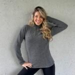Buzo con cierre micropolar 1056'42 gris