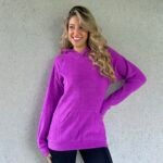 Buzo Basic con capucha micropolar 1051'42 morado