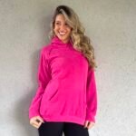 Buzo Basic con capucha micropolar 1051'42 fucsia