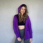 Campera estilo saquito 5022'32 violeta