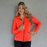 Campera Basic entallada 5042'3 naranja