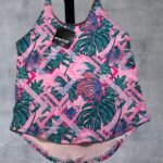Sudadera Big Fine 6052'2 rosa c/verde