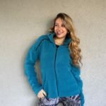 Campera suelta 5044'42 turquesa