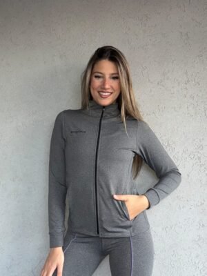 Campera Basic entallada 5042'36 gris frizada
