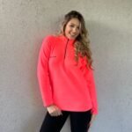 Buzo con cierre micropolar 1056'42 coral fluor