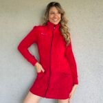 Campera larga 5021'42 rojo