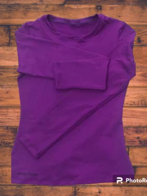 Remera manga larga 9056'32 violeta