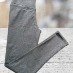 Calza larga Basic cintura alta 7000'36 gris