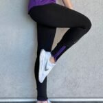 calza larga con cierre 7015'1 violeta