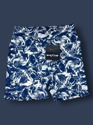 Short basic sublimado 1500'2 flores azules
