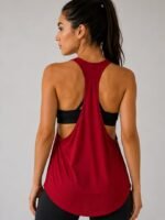 Sudadera Basic  6053'3 rojo - Imagen 2